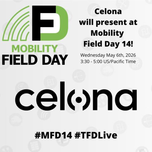 Celona Presents at Mobility Field Day 14
